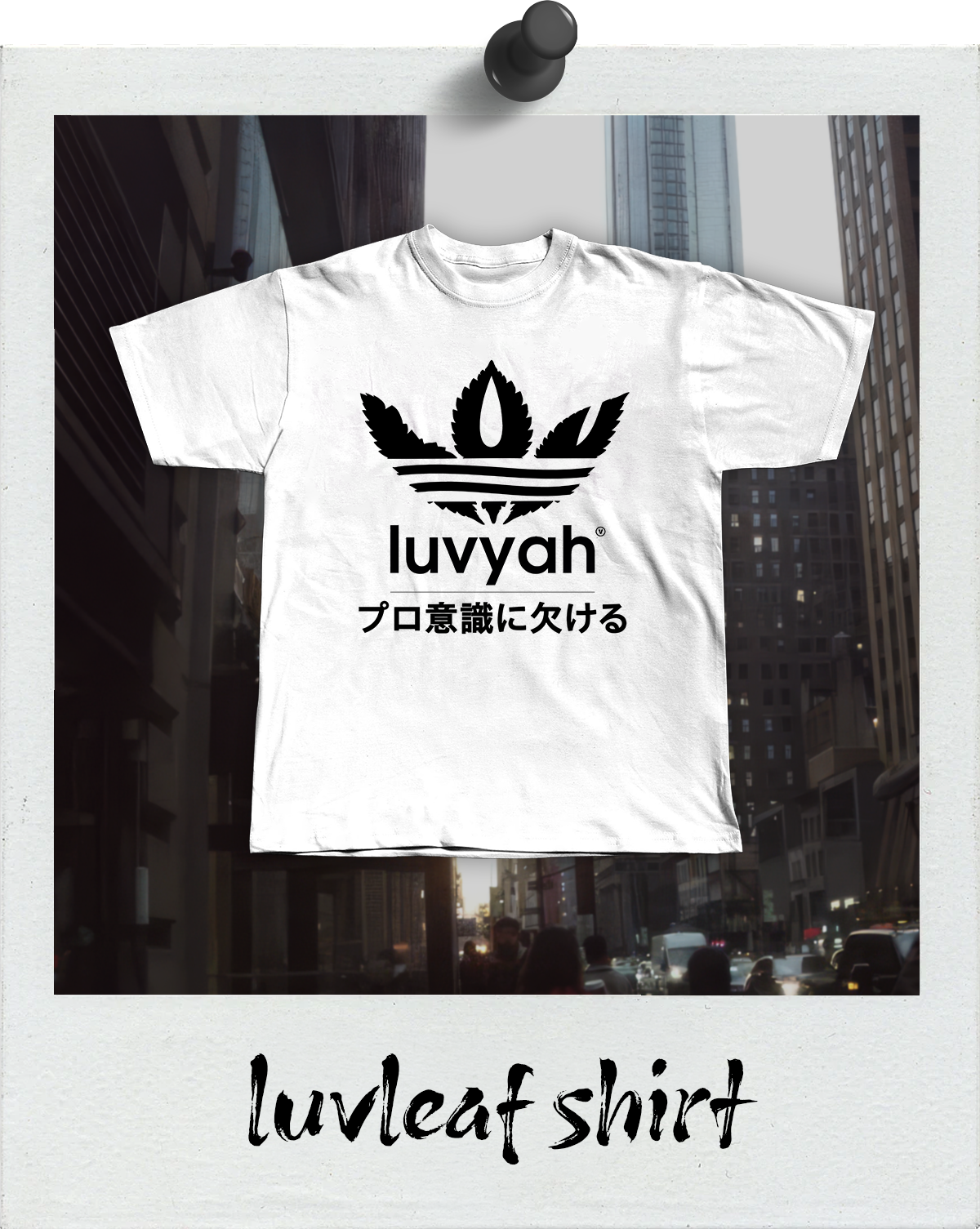 t-shirt "luvleaf"