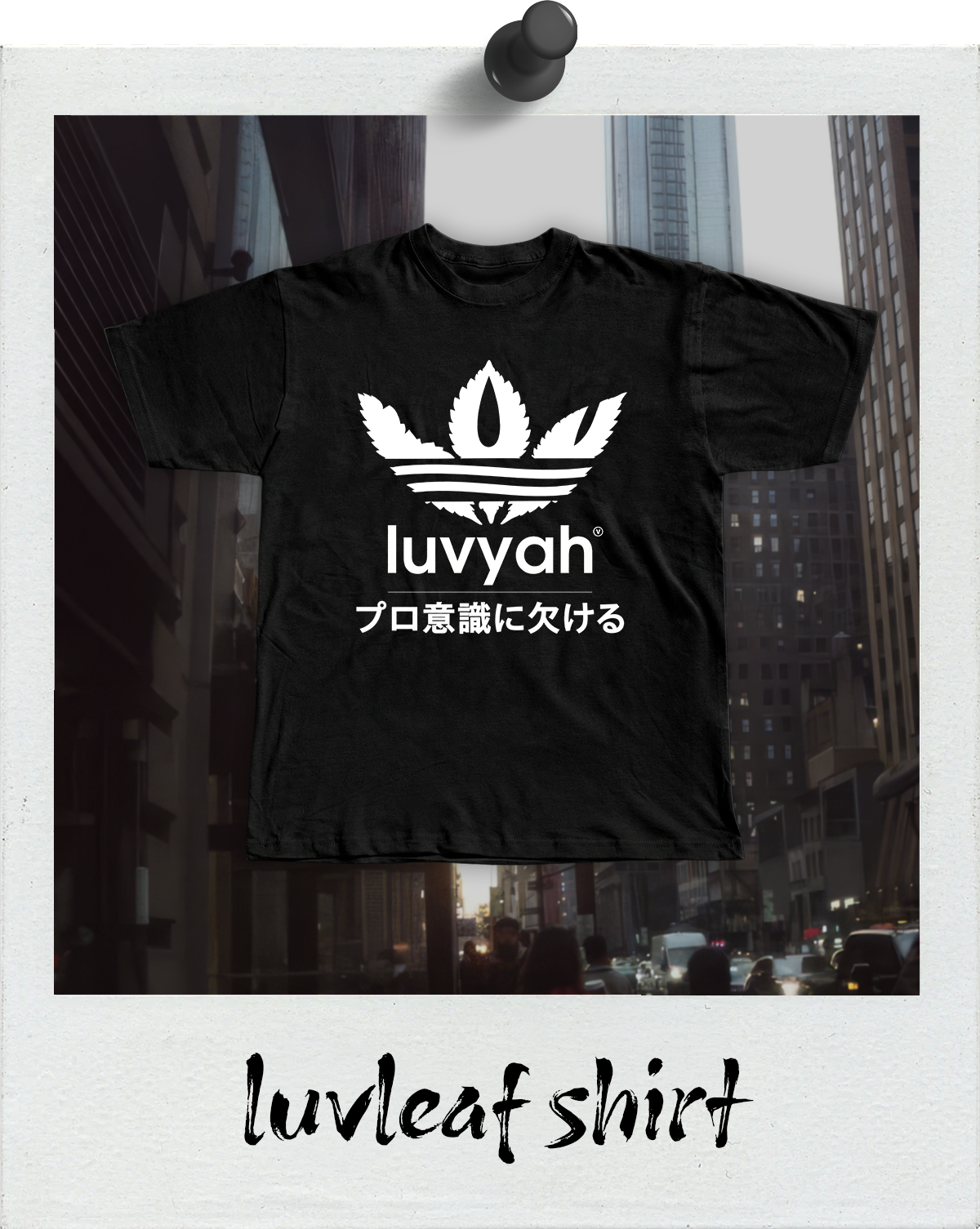t-shirt "luvleaf"